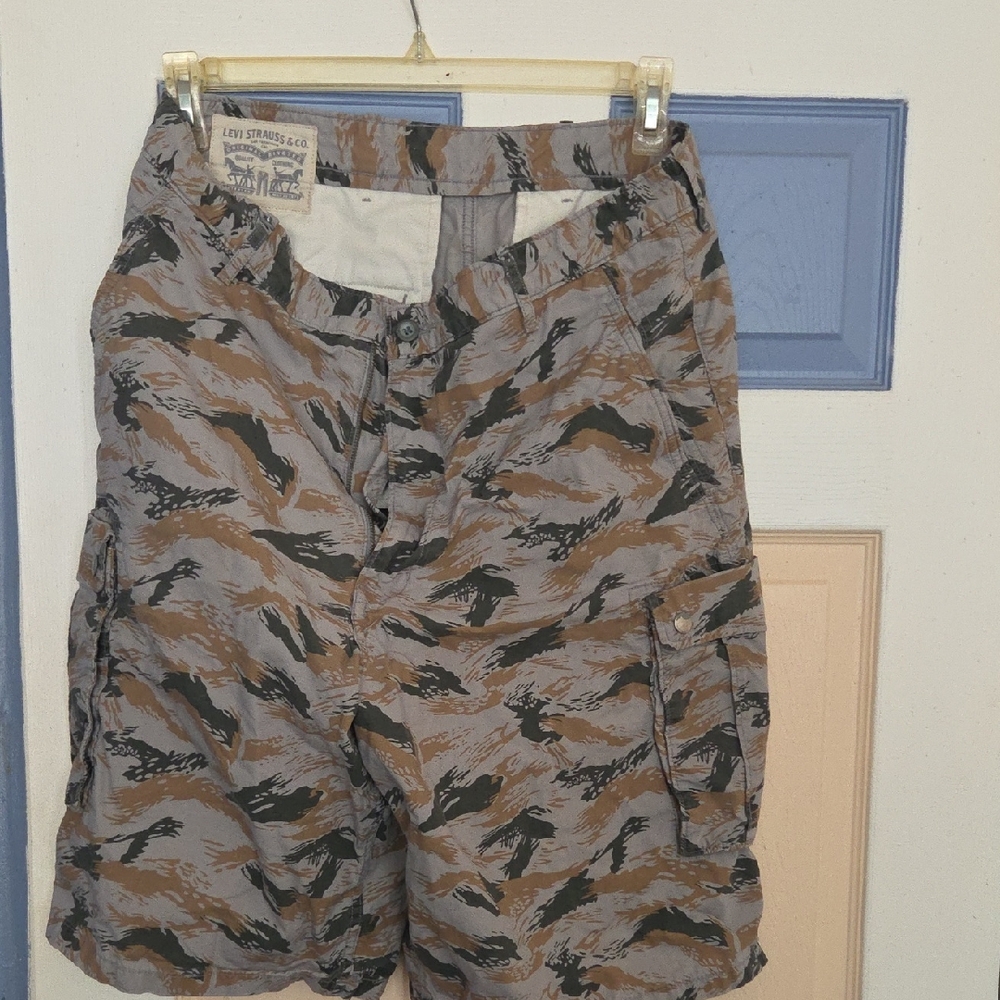 Levi's Men's Tiger Stripe Cargo Shorts